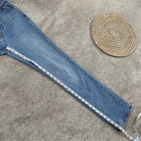 Unpublished Women’s Rae Olympic Straight Leg Jeans High Rise Medium Wash Blue 23 - Picture 15 of 15